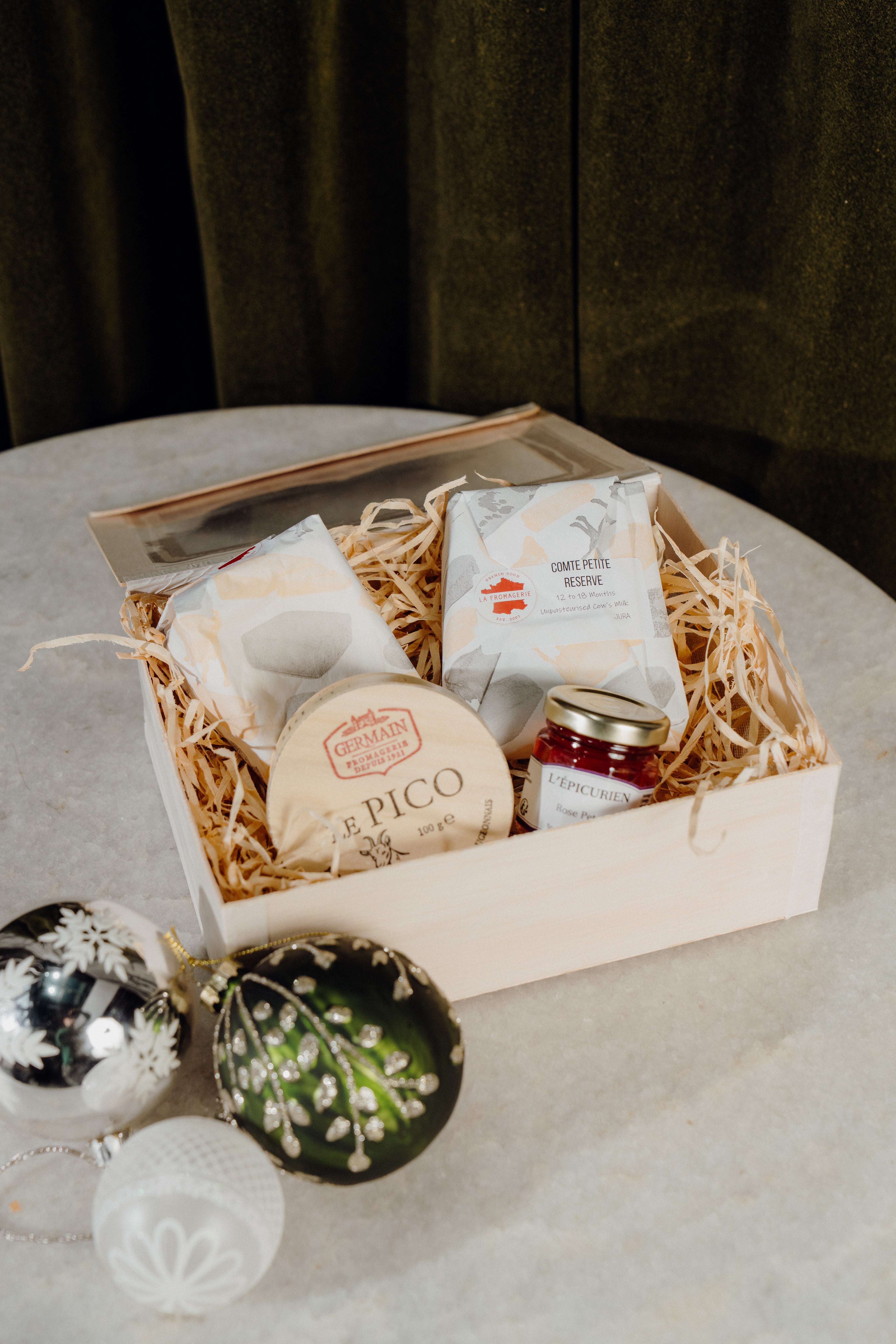 Christmas Cheese Box