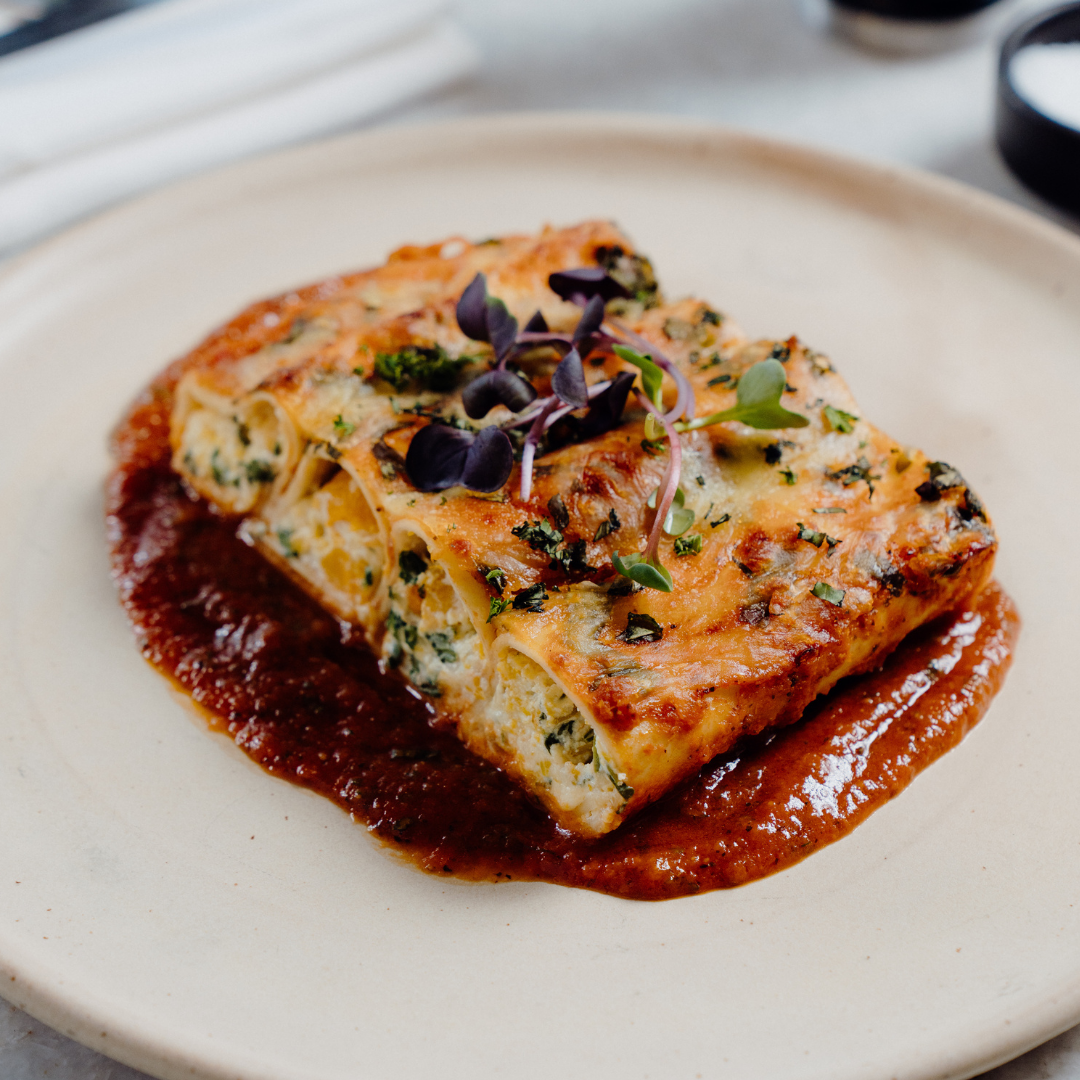 Spinach & Ricotta Cannelloni 