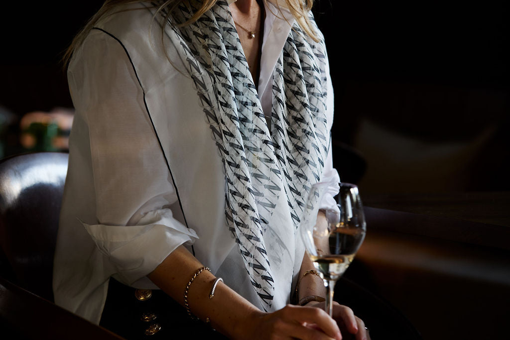The Whispered Mosaic Scarf