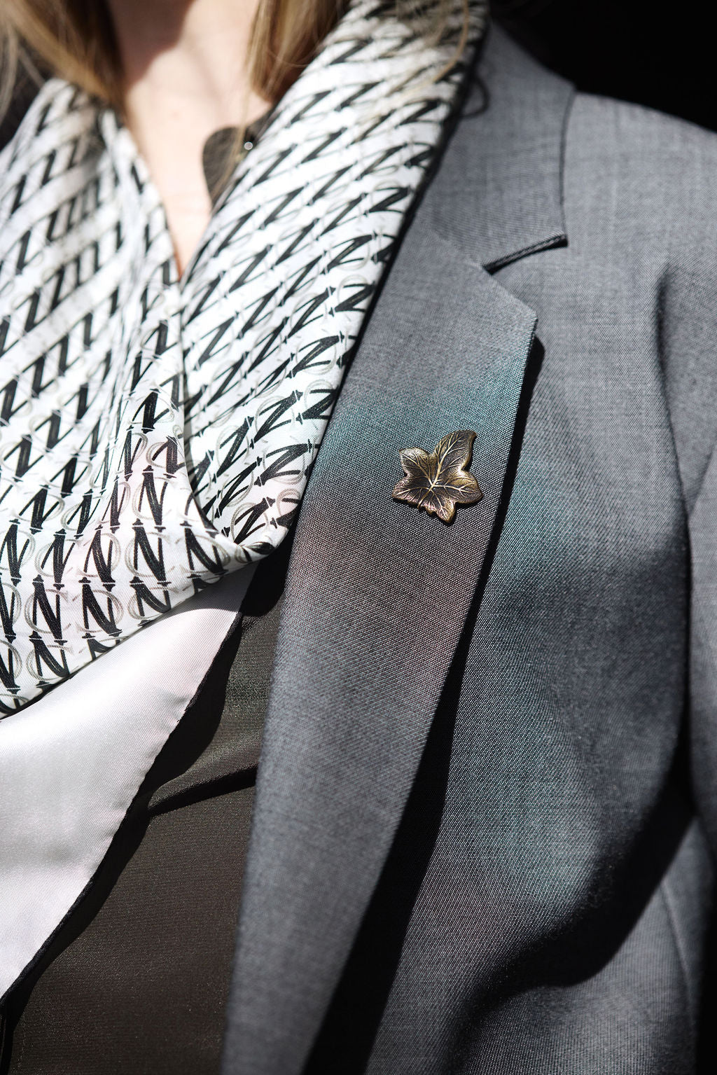 Brass Ivy Pin